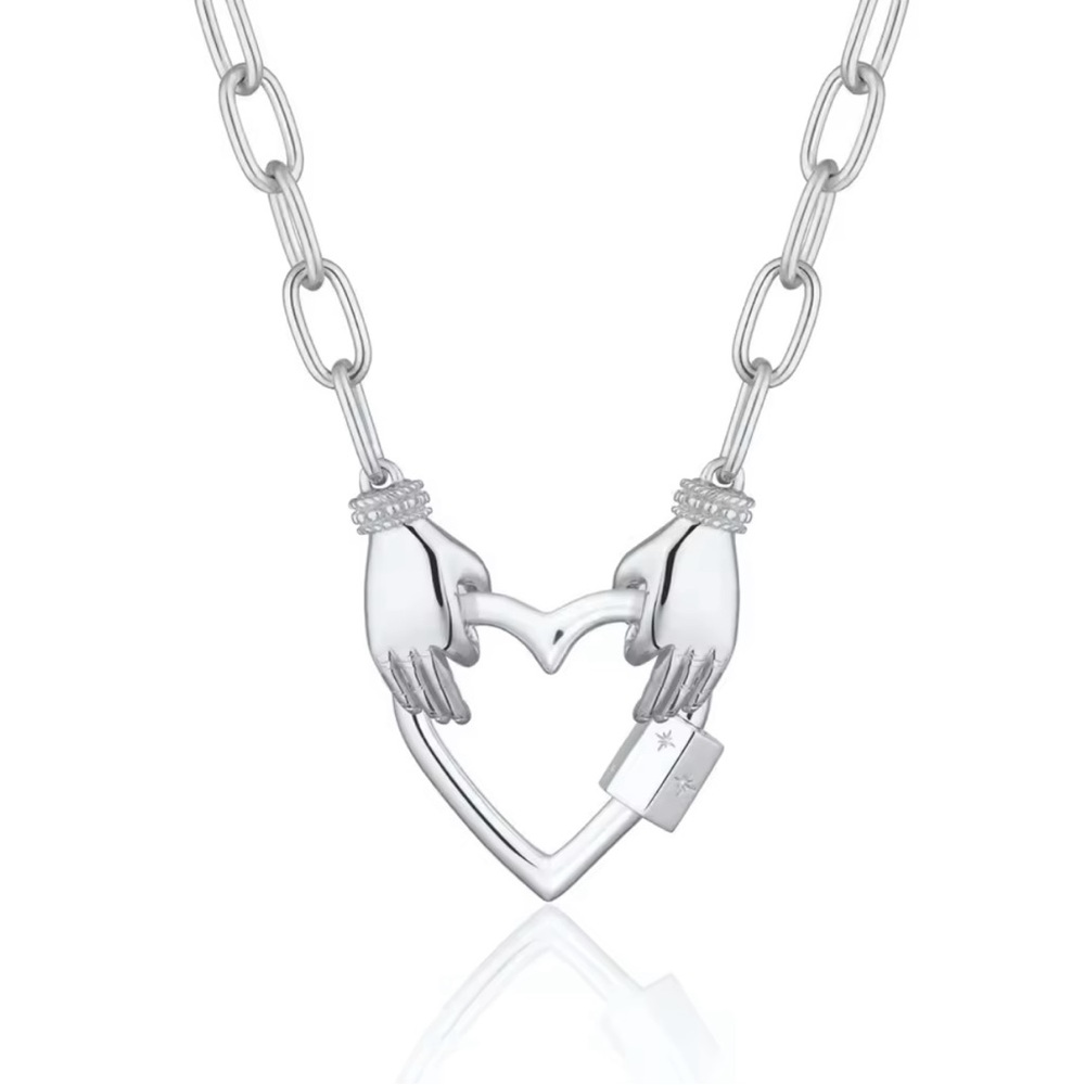 Silver Embrace Necklace